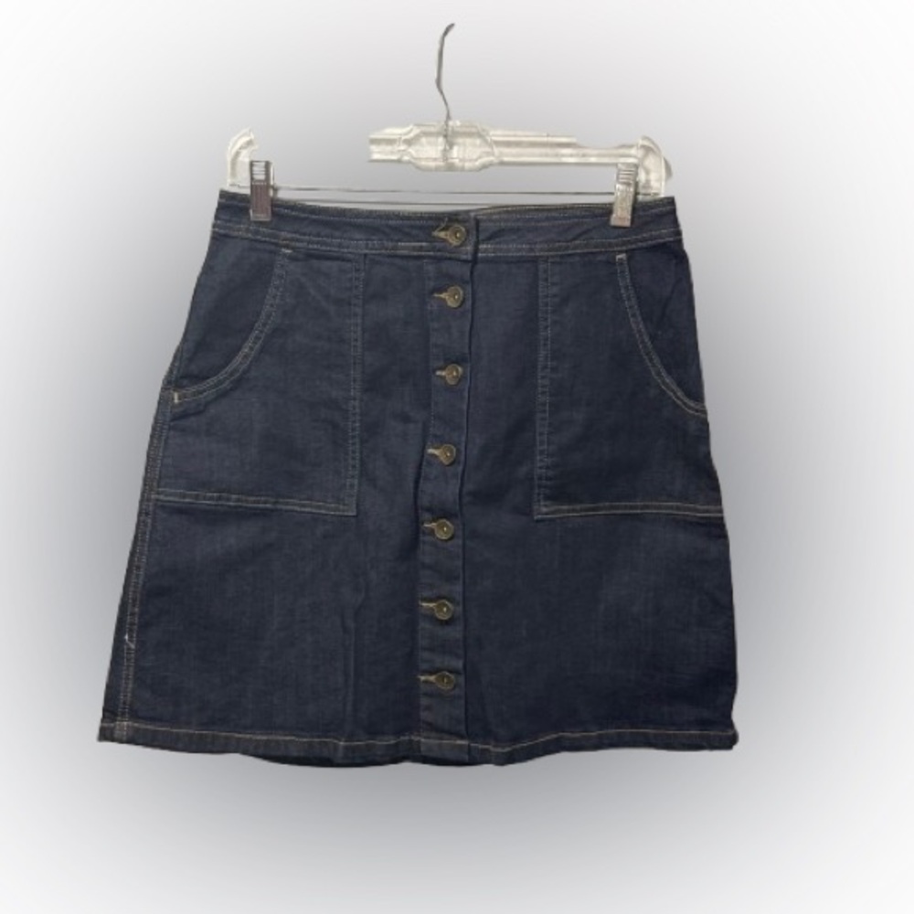 G.H. Bass & Co. button from denim mini skirt - Picture 2 of 7